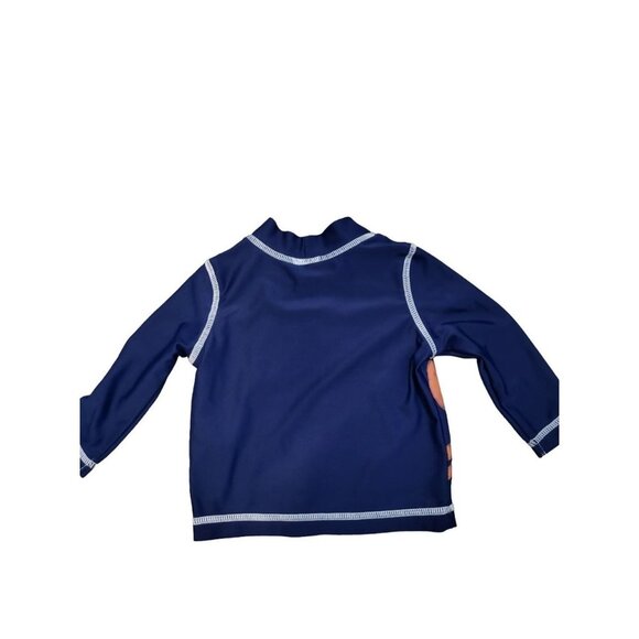 Baby Gap Carters Lot of 2 Infants Long Sleeve Rash Guards, 3 mths, Neon, Crab - Picture 3 of 7